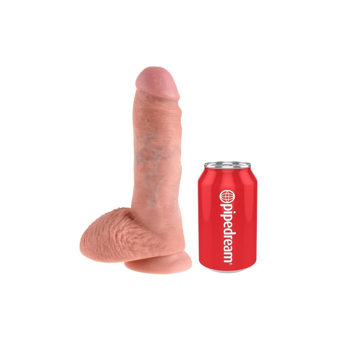 Realistisk penis Pipedream King Cock PVC Ø 5 cm